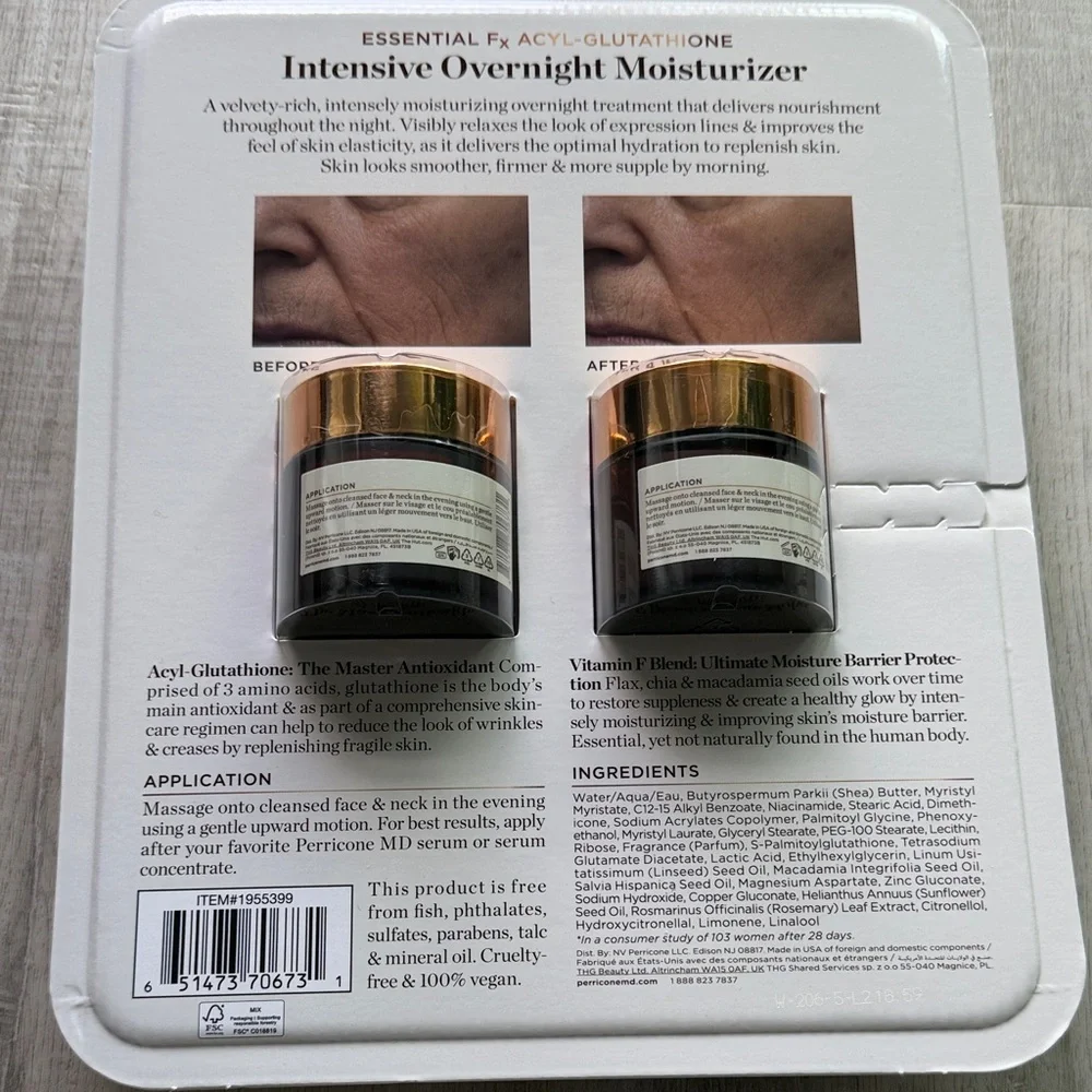 Perricone MD Essential Fx Acyl-Glutathione intensive overnight moisturizer